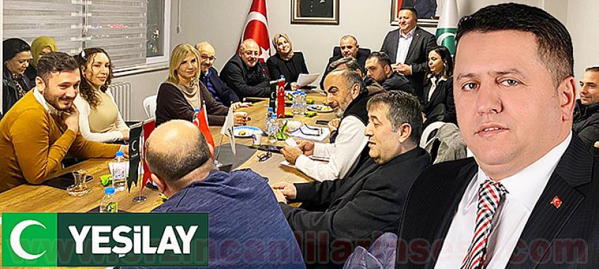 YEŞİLAY FATİH’TE HÜSEYİN SEVİM YENİDEN BAŞKAN SEÇİLDİ